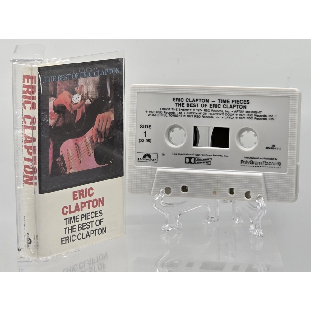 ERIC CLAPTON  "Time‎ Pieces - The Best Of Eric Clapton"   1982  Cassette